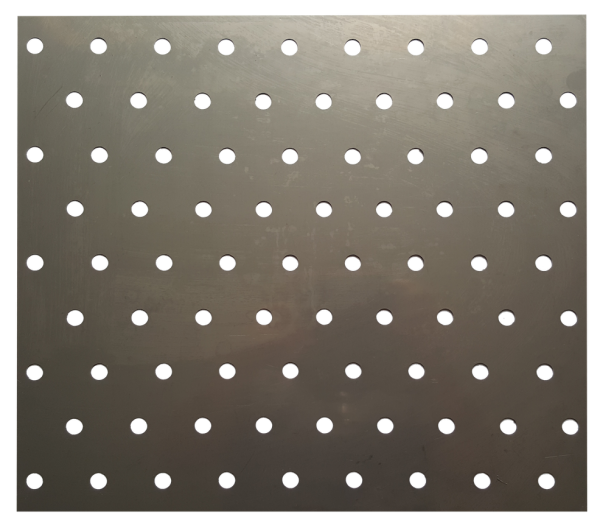 Frymate stainless steel batter plate for deep fryers, perforated