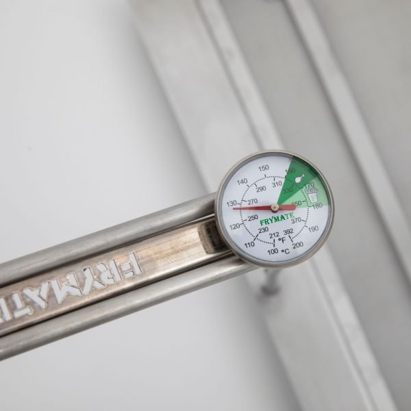 FRYMATE Fryer Thermometer – Stainless Steel, 5" Stem, 1.25" Dial