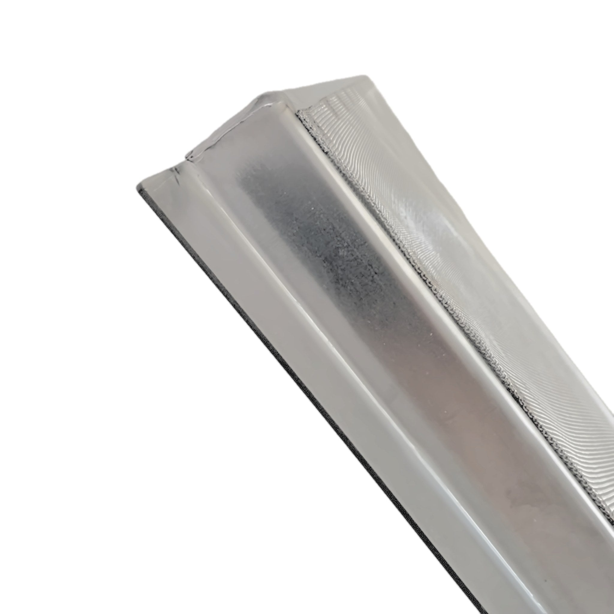 RC-400 Frymate fryer oil filter, straight tray wall and mesh close-up